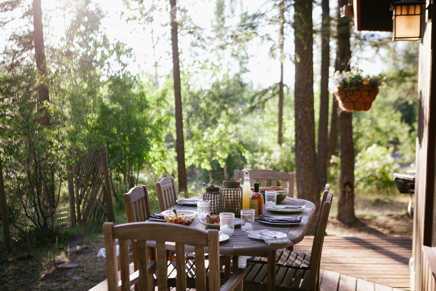 backyard dinner party